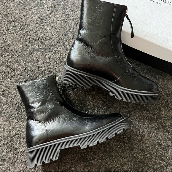 kurt geiger stint front zip boots new with small flaw - Picture 5 of 13